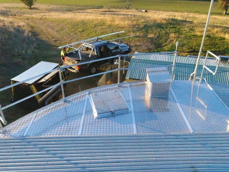 Potable water reservoir platforms and entry hatches | TAG