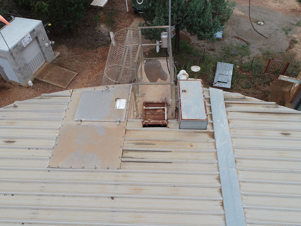 Work area safety issues with old water reservoir platform | TAG Diving